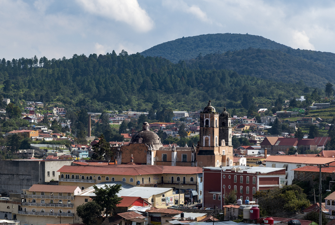 The historic mining town of Real del Monte, Hidalgo, Mexico